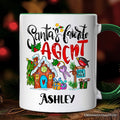 Santa’s Favorite Real Estate Agent Personalized Mug, Appreciation Gift for Realtor and Sales Closing with Custom Name