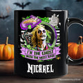 I’m The Ghost With The Most Babe Personalized Mug, Funny Horror Gift with Custom Name