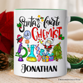Santa's Favorite Chemist Personalized Mug, Chemistry Gift with Custom Name