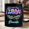 Libra Graffiti Zodiac Personalized Mug, Street Style Astrology Horoscope Gift with Custom Name