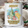 Best Christmas with Pooh Bear's Personalized Mug, Heartwarming Holiday Gift with Custom Name
