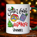 Santa's Favorite Radiologist Personalized Mug, X-Ray Radiology Gift with Custom Name