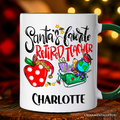 Santa's Favorite Retired Teacher Personalized Mug, Retirement Appreciation Gift with Custom Name