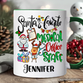 Santa's Favorite Medical Office Staff Personalized Mug, Christmas Appreciation Gift with Custom Name