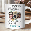 Vintage Photography Personalized Mug, Custom Gift with Name for Photographers