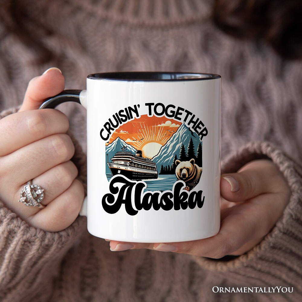 Cruisin' Together Alaska Mug, Family Cruise Vacation Trip Souvenir Gift