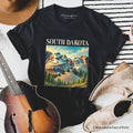 Majestic South Dakota State Mount Rushmore T-Shirt, Historic American Monument Travel Tee and Keepsake Souvenir