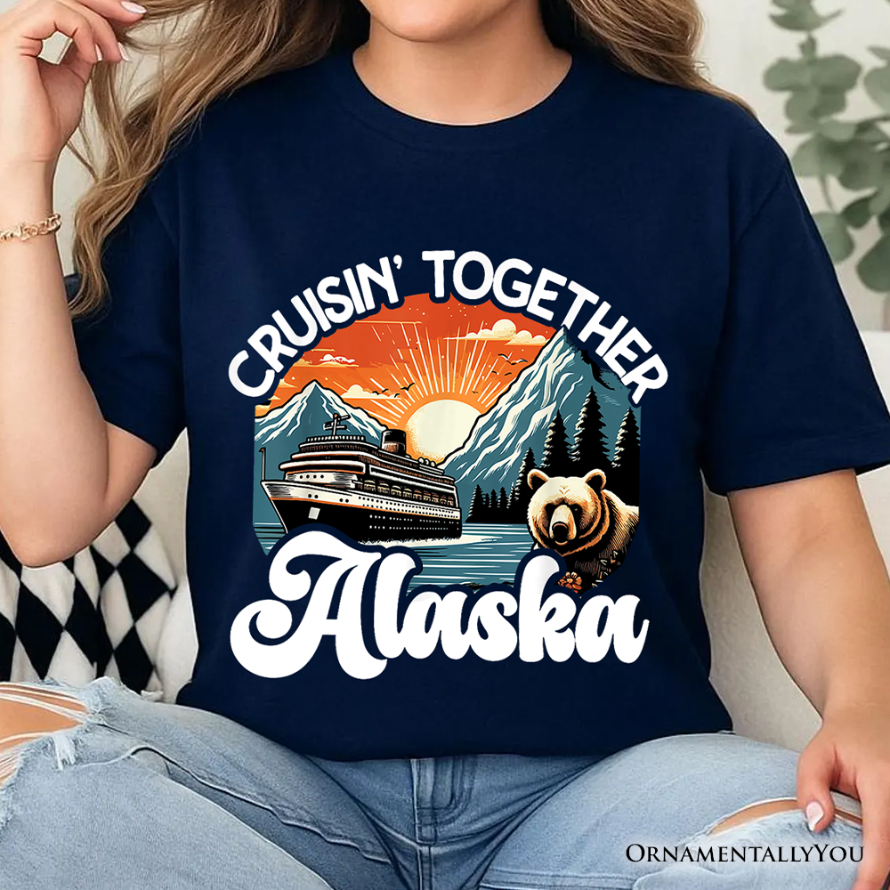 Cruisin' Together Alaska T-Shirt, Family Cruise Vacation Trip Tee