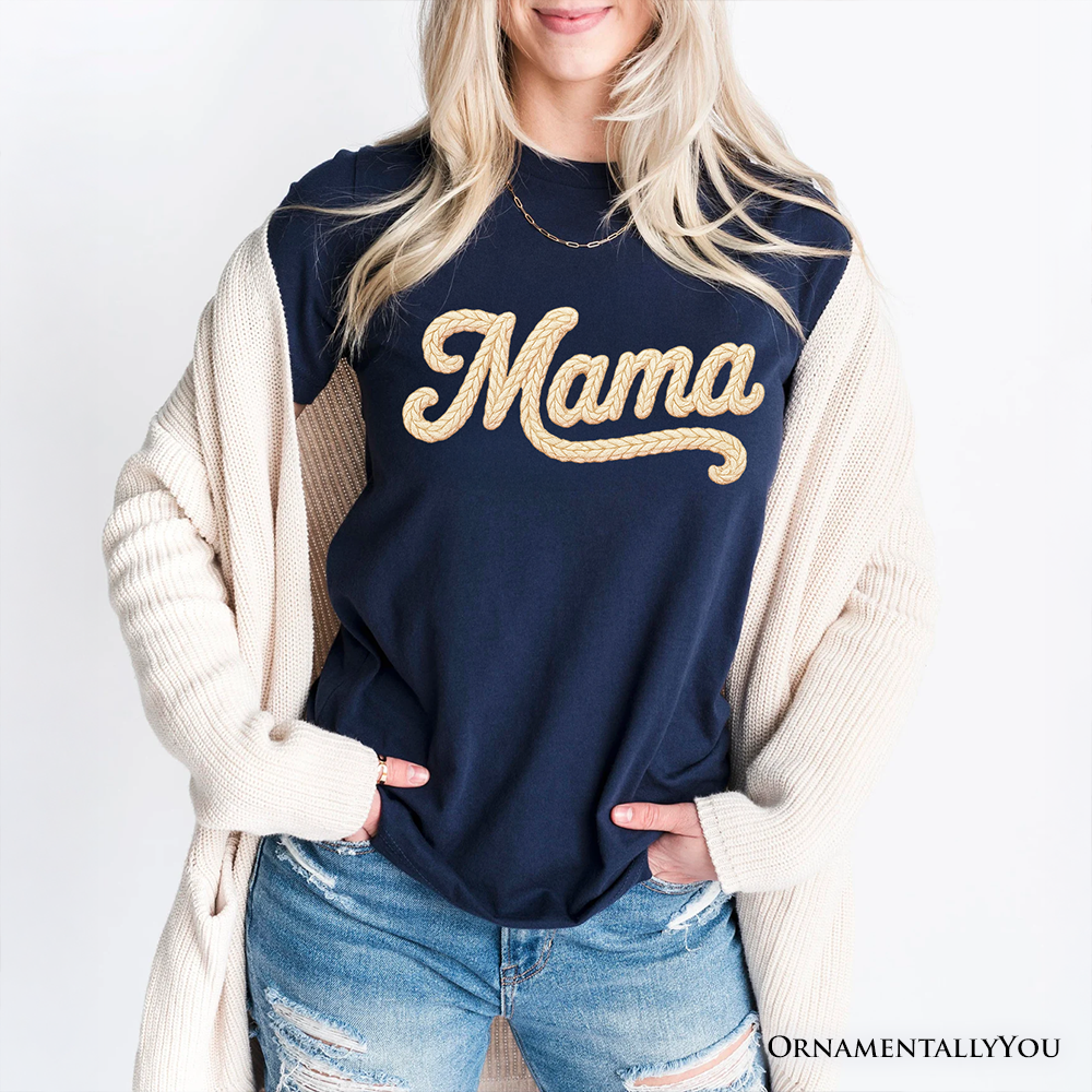 Nana Cruise T-Shirt, Printed Faux Yarn Vacation Tee