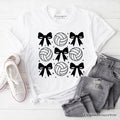 Coquette Volleyball Bows T-Shirt, Cute Athletic Sports Game Day Tee