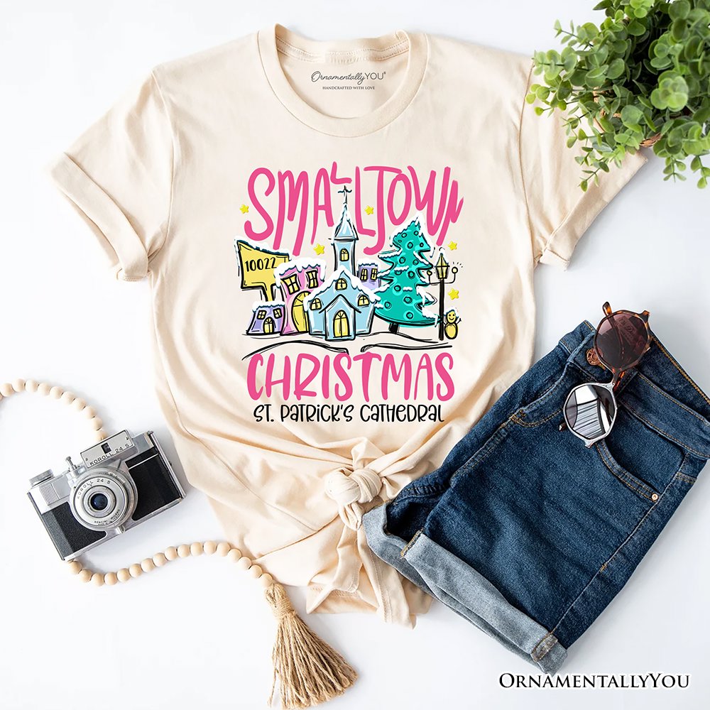 Custom Zipcode Small Town Christmas T-Shirt, Personalized Christian City State Tee
