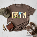 Gingham Bear Papa T-Shirt, Honey Bear Family Tee