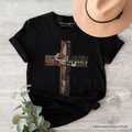 God Gave His Only Son Cross T-Shirt, Christian John 3:16 Faith Tee