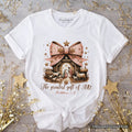 Holy Night Nativity Scene Jesus T-Shirt, The Greatest Gift of All Matthew 1:21 Christian Christmas Tee