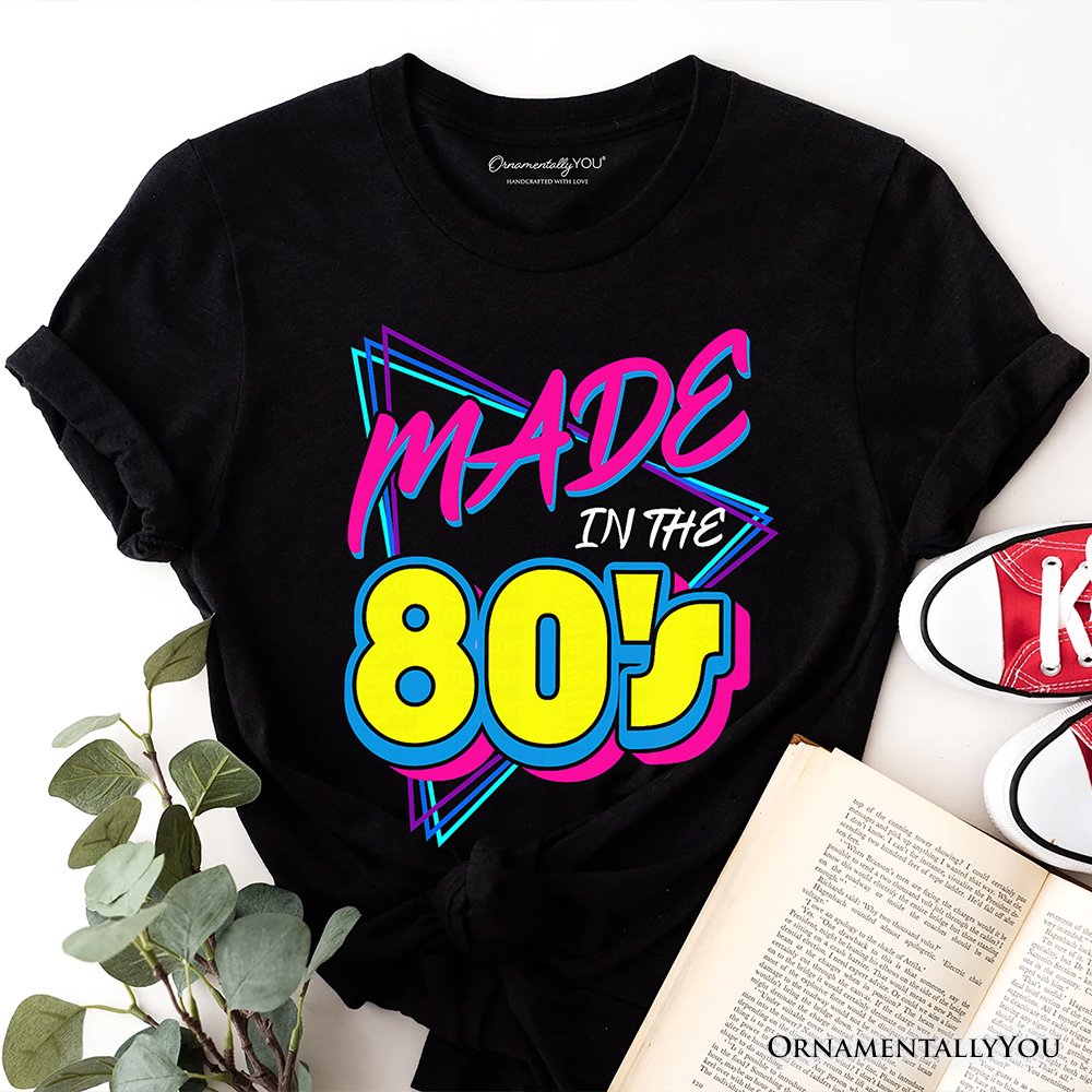 Made In The 80s T-Shirt, Neon Retro Eighties Kid Tee