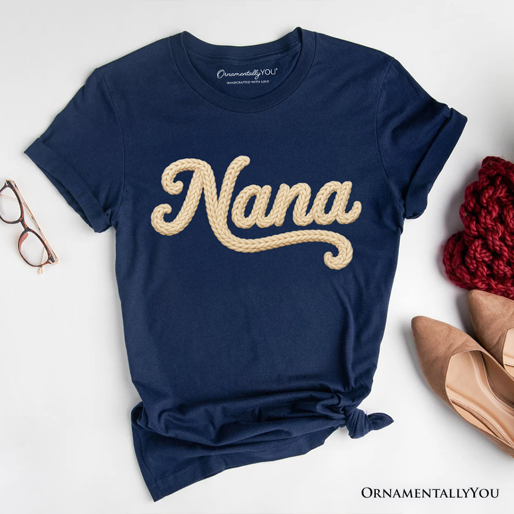 Mama Cruise T-Shirt, Printed Faux Yarn Vacation Tee