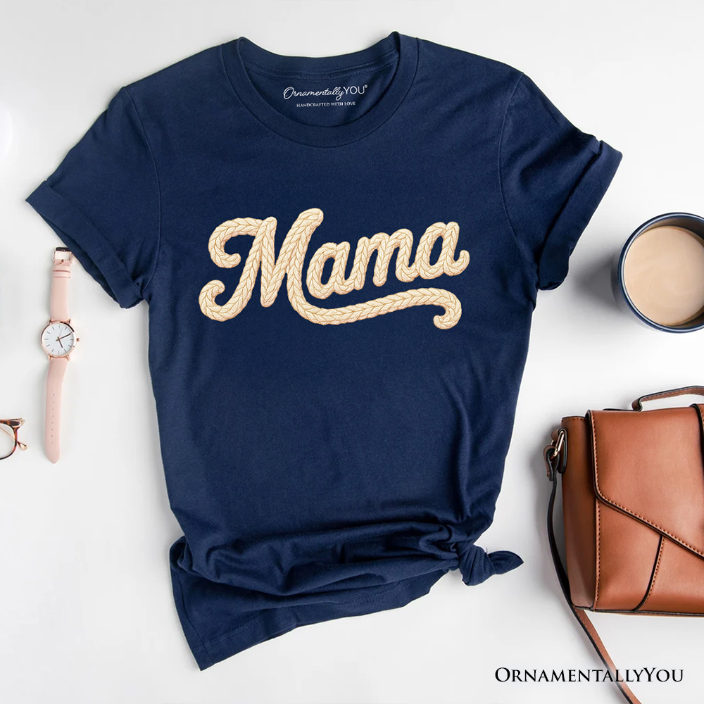 Nana Cruise T-Shirt, Printed Faux Yarn Vacation Tee