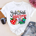 Santa’s Favorite Retired Teacher T-Shirt, Merry Christmas Classroom Memories Tee