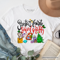 Santa’s Favorite School Secretary T-Shirt, Merry Christmas Office Tee