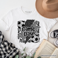 Soccer Game Day T-Shirt, Coquette Sports Mom Fan Tee