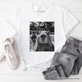 Capybara Selfie Funny T-Shirt, Meme Animal Photo Style Tee