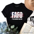 FAFO USA Flag T-Shirt, F Around Find Out Patriotic Humor Tee