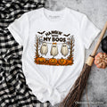 Hanging with My Boos Ghost T-Shirt, Funny Halloween Spooky Season Tee