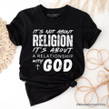 Relationship With God T-Shirt, Christian Statement Faith Tee