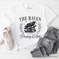 The Raven Poetry Club Edgar Allan Poe T-Shirt, Dark Academia Bookish Tee