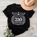 America 250 Years Strong Eagle T-Shirt, 4th of July USA Patriotic 1776–2026 Tee