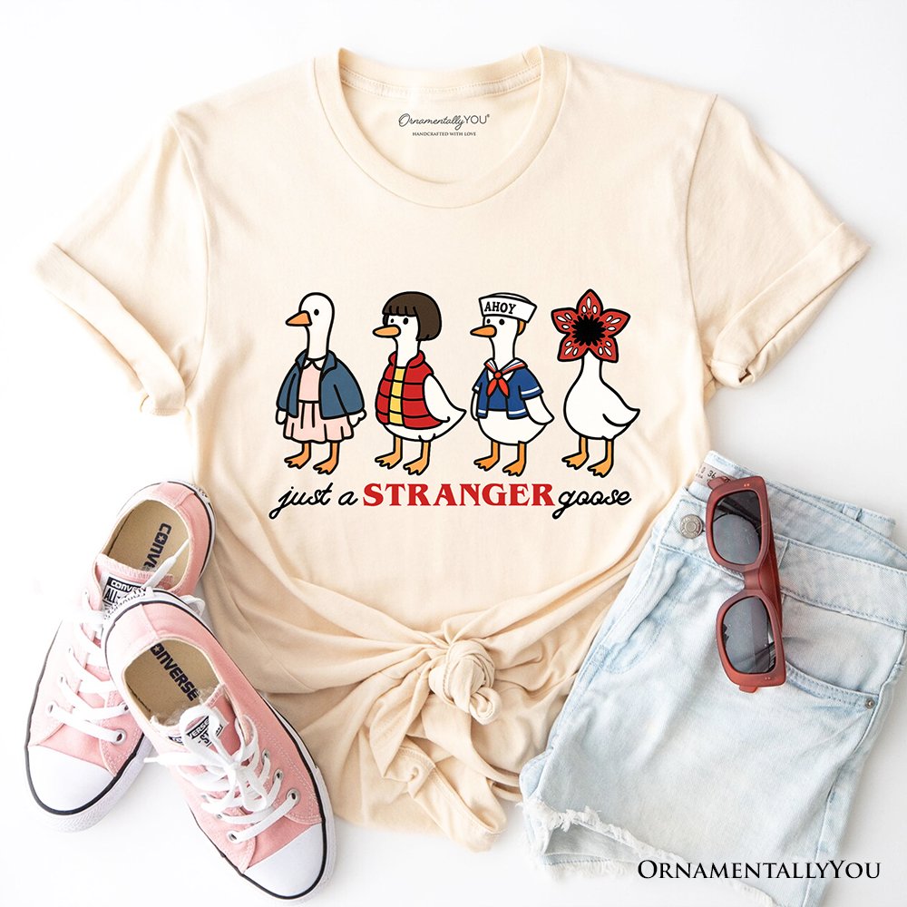 Just a Stranger Goose T-Shirt, Funny Retro Tee