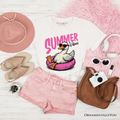 Summer Vibes Goose T-Shirt, Funny Beach Vacation Tee
