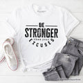 Be Stronger Than Your Excuses T-Shirt, Motivational Gym Workout Tee for Fitness Enthusiasts