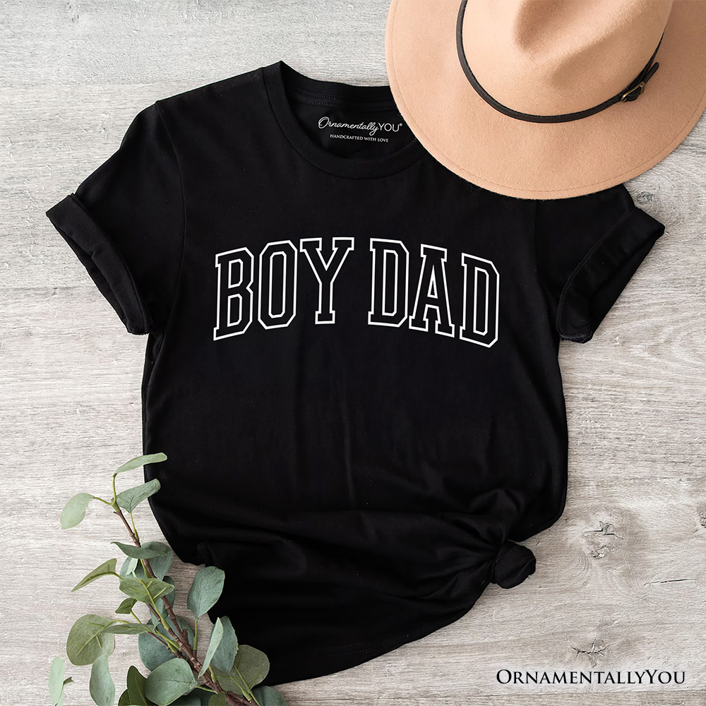 Boy Dad Varsity T-Shirt, Father's Day Tee