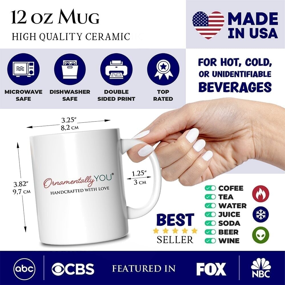 67 Ice Cream Drip Personalized Mug, Six Seven Colorful Sprinkles Meme Gift with Custom Name