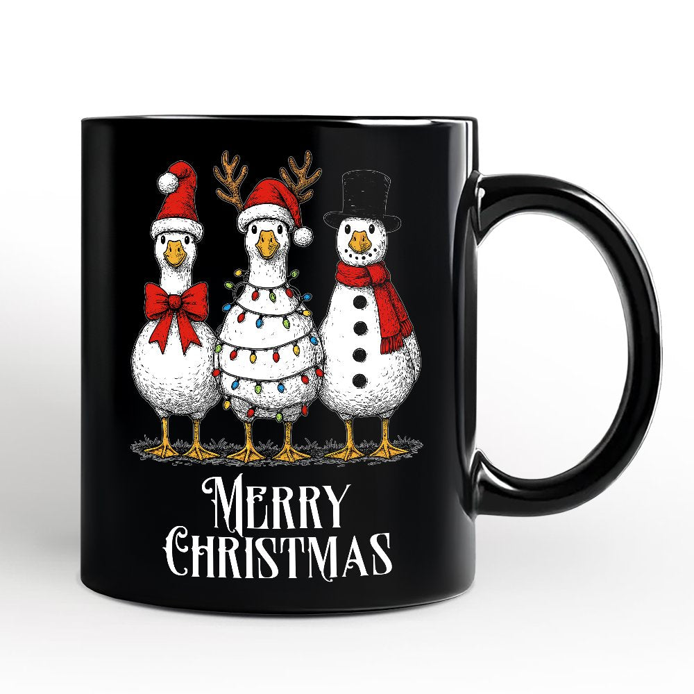 Vintage Christmas Silly Goose Personalized Mug, Snowman Spoof Winter  Gift with Custom Name